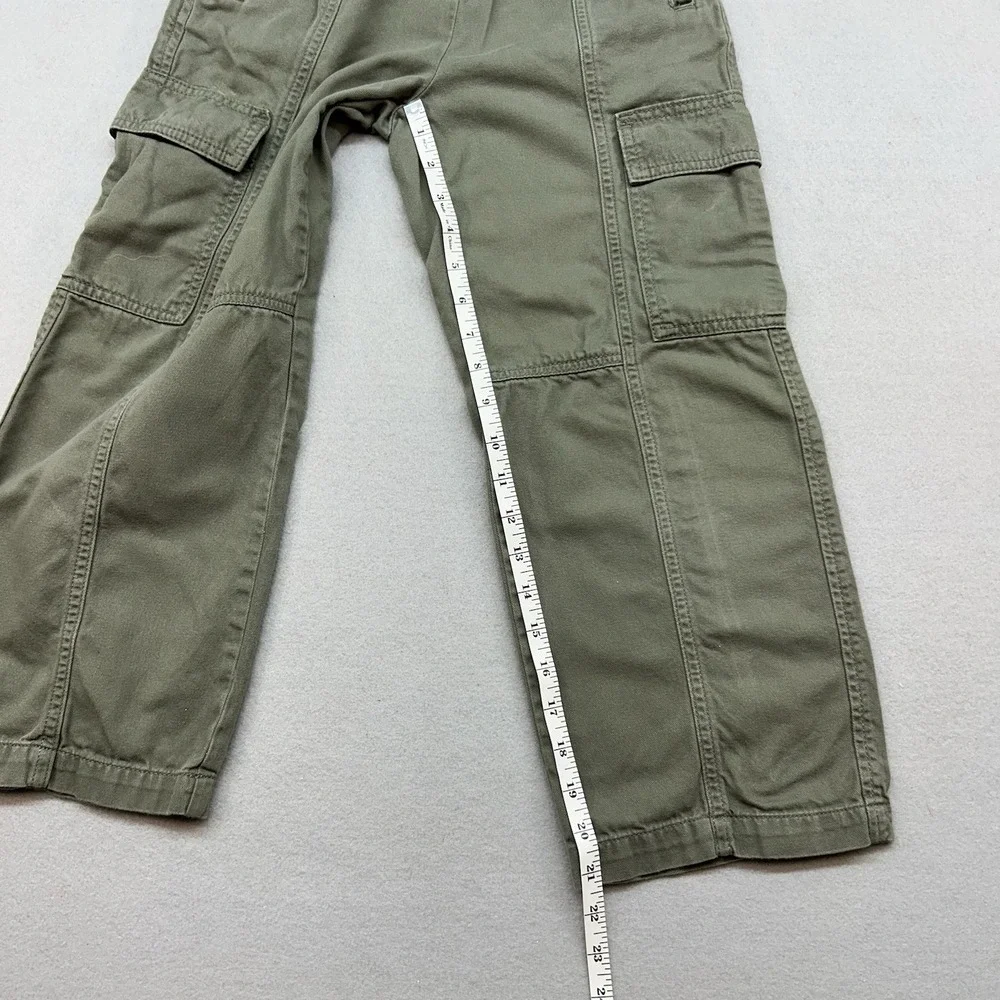 Gap Olive Green Cargo Pants Girls Size M Back To School Kids Clothes Y2K style